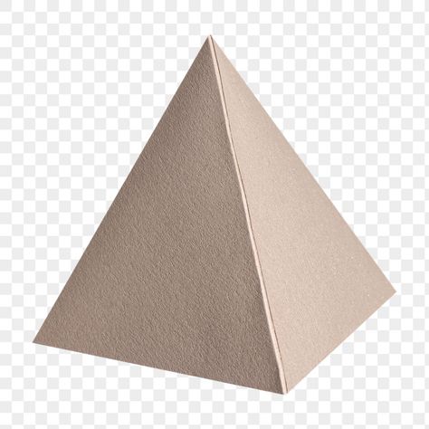 3D pink pyramid paper craft design element | free image by rawpixel.com / Jira Paper Pyramid, Paper Craft Design, 3d Pyramid, 3d Triangle, Pyramid Shape, Rpg Maker, Craft Design, Trend Forecasting, Free Illustrations