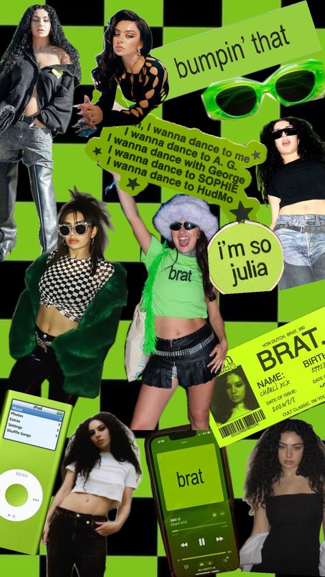 Brat Charli Xcx Halloween Costume, Brat Themed Outfit, Charli Xcx Brat Outfit, Brat Charli Xcx Outfit, Brat Moodboard, Charli Xcx Aesthetic, Bratz Birthday, Brat Aesthetic, Brat Summer