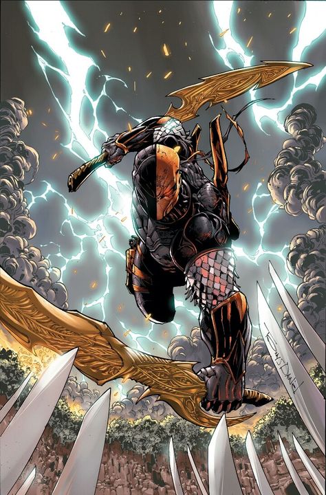 Deathstroke Comics, Dc Deathstroke, Art Dc Comics, Deathstroke The Terminator, Univers Dc, Dc Villains, Arte Dc Comics, Joe Manganiello, New 52