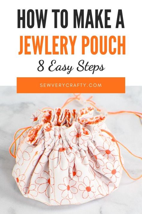 Diy Jewellery Pouch, Melanie Ham, Drawstring Jewelry Pouch, Round Pouch, Beginners Sewing, Pouch Diy, Pouch Sewing, Basic Sewing, Pouch Pattern