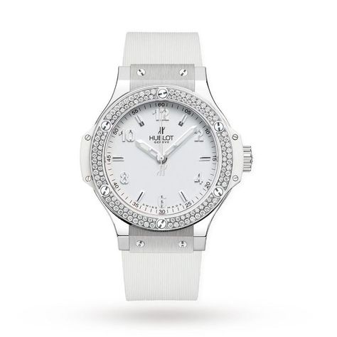 Luxury Watch For Women, Hublot Watch Women, Hublot Watches Women, Luxury Watches Women, Pelo Color Vino, Luxury Watches For Women, White Watches, White Watches Women, Luxury Clock