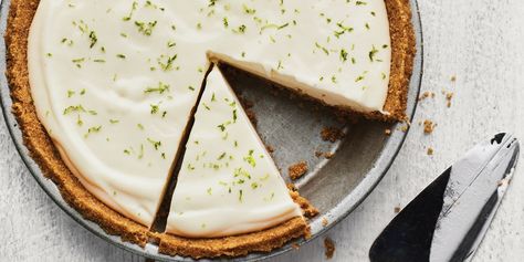 You’ll need to freeze the pie for at least 8 hours, or preferably overnight, for the ideal texture, so be sure to plan ahead. Margarita Pie Recipe, Frozen Margarita Pie, Margarita Pie, Frozen Margarita, Frozen Dessert Recipe, Frozen Margaritas, Veggie Sandwich, Ice Cream Pies, Lime Pie