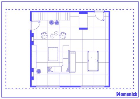 Pool Table Living Room Layout, Small Basement With Pool Table, Game Room Layout Floor Plans, Tv Room Layout, Game Room Layout, Pool Table Dimensions, Game Room With Pool Table, Pool Table Sizes, Best Pool Tables