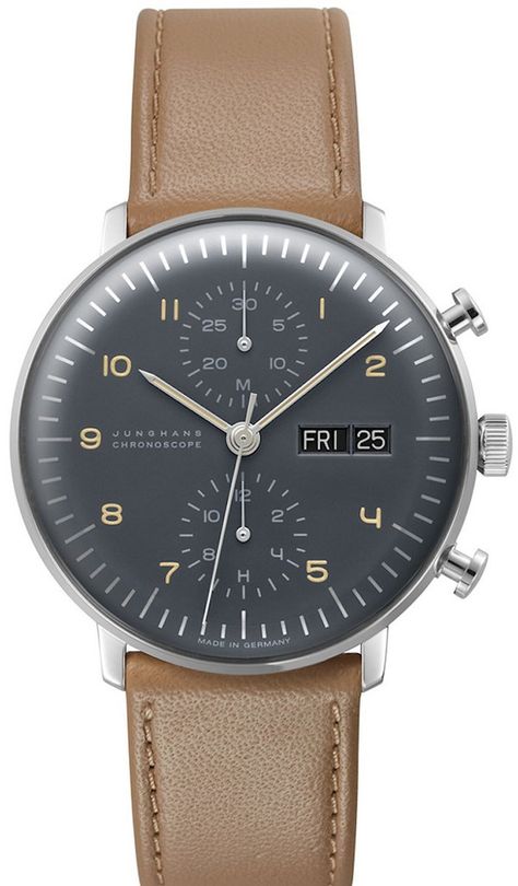 Junghans Watch Max Bill Chronoscope Pre-Order #basel-15 #bezel-fixed #bracelet-strap-leather #brand-junghans #case-depth-14-4mm #case-material-steel #case-width-40mm #chronograph-yes #date-yes #delivery-timescale-call-us #dial-colour-silver #gender-mens #luxury #movement-automatic #new-product-yes #official-stockist-for-junghans-watches #packaging-junghans-watch-packaging #pre-order #pre-order-date-30-06-2015 #preorder-june #style-dress #subcat-max-bill #supplier-model-no-027-4501-01 #warranty-j Junghans Max Bill Chronoscope, Max Bill Chronoscope, Junghans Max Bill, Junghans Watch, Max Bill, Watch Collection, Automatic Watch, Luxury Watch, Leather Band