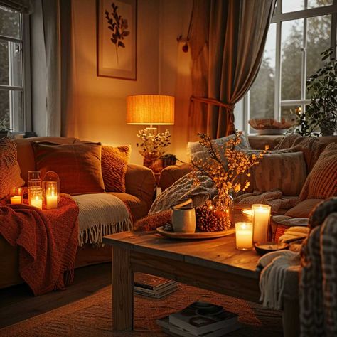 3+ Trendy Orange Living Room Decor Essentials • 333k+ Inspiring Lifestyle Ideas Rustic Orange Living Room, Halloween Party Living Room, Orange Living Room Decor, Spooky Living Room, Room Decor Essentials, Living Room Halloween, Orange Living Room, Halloween Living Room Decor, Living Room Hacks