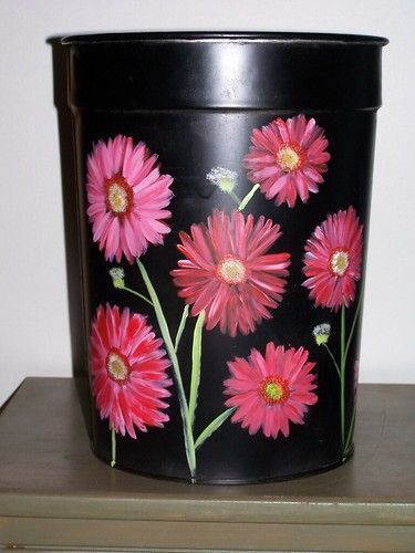 Vermont Map, Outdoor Light Ideas, Painting On Water, Red Gerbera, Paintings To Paint, Barrel Decor, Gerbera Daisies, Painted Terra Cotta Pots, Clay Flower Pots