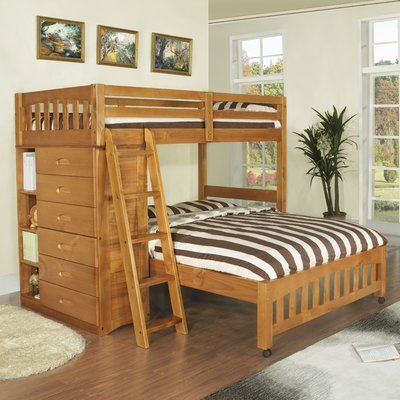 Cheap Twin Beds, Idea Bilik Tidur, Queen Bunk Beds, Bookshelf Bed, Modern Bunk Beds, Bunk Bed With Desk, Twin Over Full Bunk Bed, Loft Bunk Beds, Cool Bunk Beds