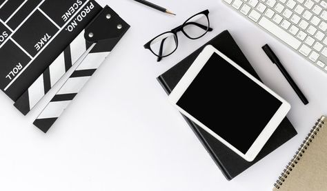 Film director's desk. top view shot Prem... | Premium Photo #Freepik #photo #background Desk Top View, Production Coordinator, Top Film, Acting Tips, Desk Top, Film Production, Low Budget, Film Director, Photo Background