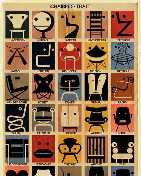 Subway Map Design, Federico Babina, Furniture Graphic, Expressive Faces, Chairs Logo, Robin Day, Ron Arad, Illustration Series, Retro Interior Design