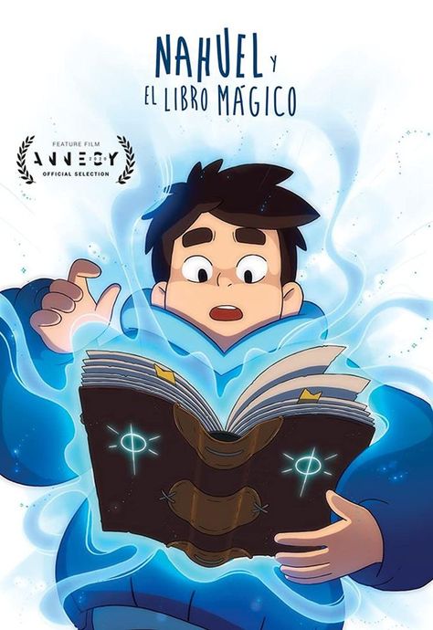 Movie Name: Nahuel and the Magic Book. Country: Spain. Genre: Animation. The Magic Book, Creative School Project Ideas, Adventure Family, Desain Buklet, Canvas Learning, Parenting Book, Magical Book, Cartoon Books, Model Sheet