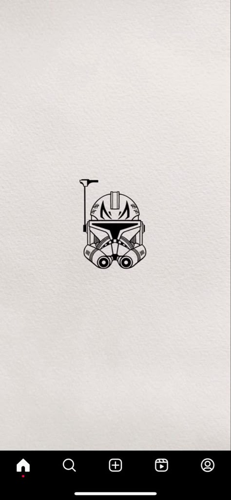 At At Walker Tattoo, Captain Rex Helmet Tattoo, Starwars Flash Tattoos, Star Wars Geometric Tattoo, The Bad Batch Tattoo, Cute Star Wars Tattoo, Ahsoka Tano Tattoo Ideas, Star Wars Tattoo Small Simple, This Is The Way Tattoo