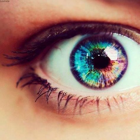 Rainbow iris | Sorceress eyes | Magic eyes | Elfin Eye Color Facts, Contact Lenses Tips, Black Contact Lenses, Iris Eye, Colored Eye Contacts, Tumblr Hipster, Beautiful Eyeshadow, Rainbow Eyes, Painted Eyes