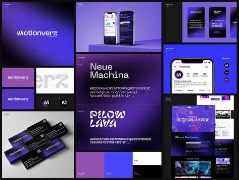 Tech Moodboard, Futuristic Branding, Innovation Branding, Brand Guidelines Design, Dribbble Design, Desain Editorial, Tech Branding, Graphic Design Lessons, Brand Guide