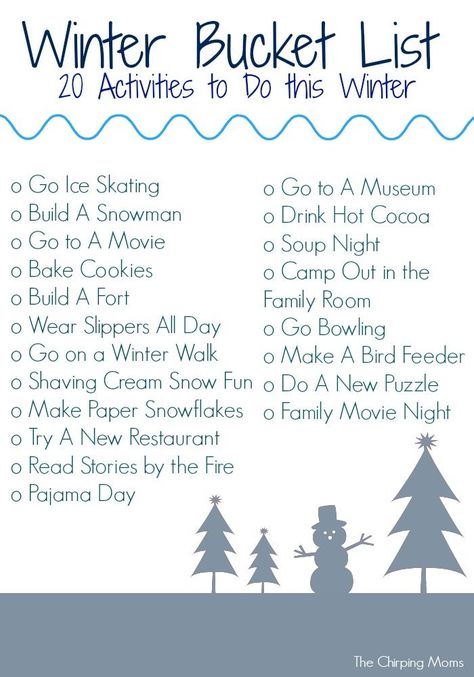 Winter has arrived & today, we are sharing some fun ideas for your family to do this winter.  Print off the Winter Bucket List below.  Then, check off the list as you count down towards some warmer spring weather! Click here to download the Winter Bucket List printable to print or right click on each individual image to open … Bucket List Printable, Christmas Bucket List, Christmas Bucket, Winter Bucket List, Free Printable Activities, Fall Bucket List, List Printable, Winter Print, Spring Weather