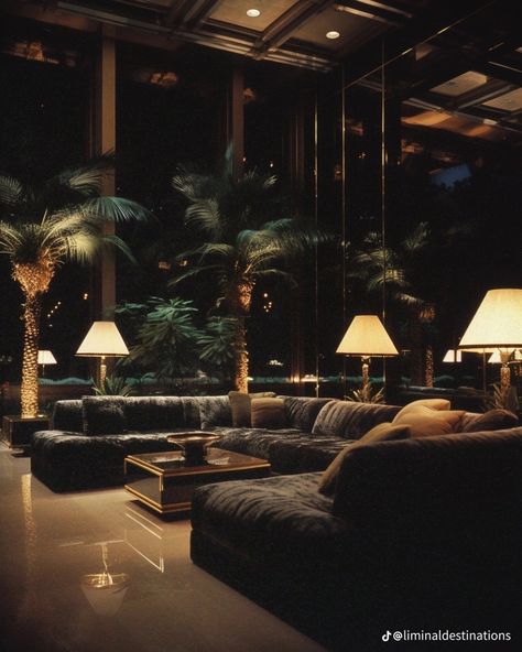 Modern Luxury Aesthetic, Penthouse Aesthetic, Miami Chic, 80s Miami, 1980s Interior, Apartment Paris, 80s Interior Design, 80s House, Miami Decor