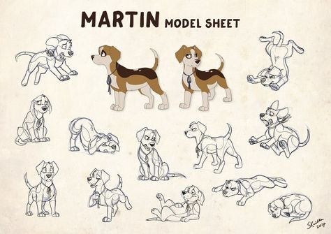 Dog Model Sheet, Dog Emotions, Dog Design Art, Dog Animation, Puppy Art, Character Model Sheet, 강아지 그림, Disney Dogs, Model Sheet