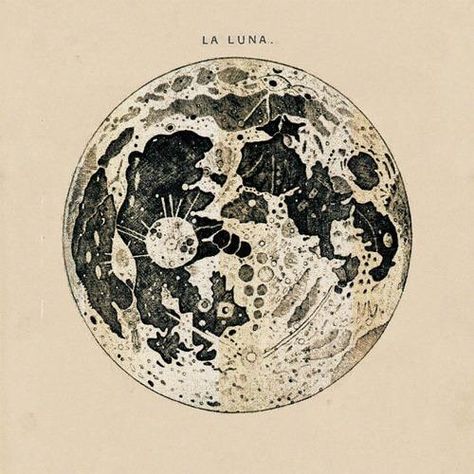 It wasn’t my choice to love you but it was mine to leave. I don’t think the moon ever meant to be a satellite, kept in loving orbit, locked in hopeless inertia, destined to repeat the same pattern over and over—to meet in eclipse with the sun—only when the numbers allowed. —Lang Leav (Moon Print by Verónica) Creation Art, Geniale Tattoos, Fantasy Magic, Art Ancien, Images Vintage, Art Et Illustration, Art And Illustration, Moon Tattoo, Illustration Vector