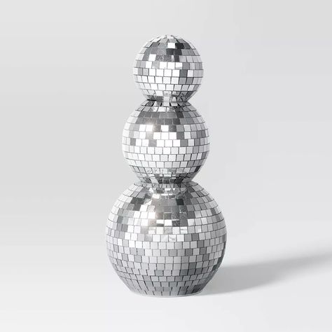 9" Mirrored Snowman Christmas Figurine - Wondershop™ Silver | Target Christmas Disco Ball, Diy Disco Ball, Christmas Disco, Disco Christmas, Silver Garland, Christmas Village Sets, Red Christmas Stockings, Ball Wreath, Snowman Figurine