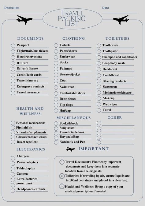 Holiday Abroad Checklist, Things To Take When Traveling, What To Pack For Overseas Trip, How To Plan For A Trip, Travel Shopping List, Travel Planning Checklist, Europe Travel List, This Or That Travel, Travel Abroad Packing List