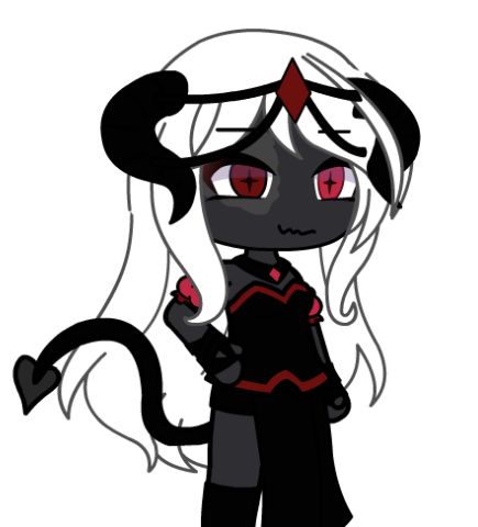 Gacha Life Demon Oc, Demon Queen Oc, Gacha Demon Outfits, Gacha Club Demon Oc, Gacha Demon Oc, Gacha Monster, Queen Oc, Gacha Demon, Gacha Life Sleep Outfits