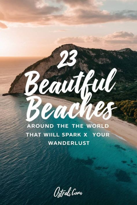 23 Beautiful Beaches Around The World That Will Spark Your Wanderlust Railay Beach, Lanikai Beach, Grace Bay, Pink Sand Beach, Tulum Beach, Sunrise Beach, Palawan, Beach Getaways, Calm Water