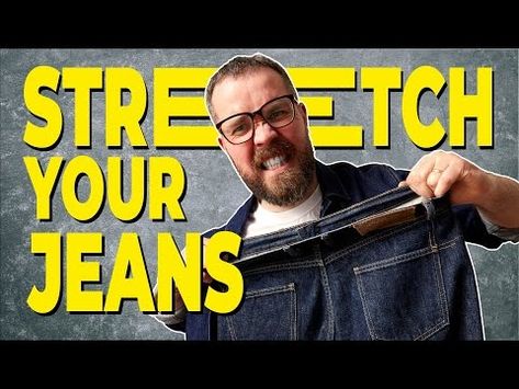 (2155) Make the waist of jeans BIGGER! - YouTube How To Make Jeans Bigger In The Waist, How To Make Jeans, Sewing