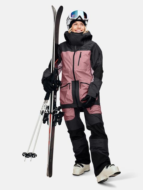 Vertical PRO Ski Jacket Women Iron Cast | Peak Performance Ski Jackets For Women, Peak Performance Jacket, Sportswear Design, Snow Skirt, Ski Helmets, Golf Jackets, Ski Goggles, Ski Pants, Whistler