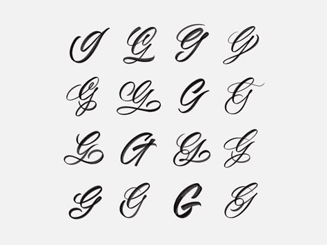 G Exploration brushtype handmadetype handlettering logotype sketch handmade custom type script type hand lettering typography calligraphy lettering G Signature Ideas, Calligraphy G, Letter G Tattoo, G Tattoos, G Alphabet, G Signature, Calligraphy Letters Alphabet, Calligraphy Fonts Alphabet, G Tattoo