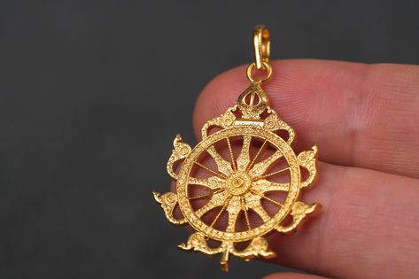 Gold Chakra Pendant.🔥 . Crafted from high-quality 14-karat gold, this pendant exudes a timeless elegance and a luxurious feel.✅ . A 14-karat gold chakra pendant makes a thoughtful and unique gift for someone on a spiritual journey or anyone seeking inner peace and harmony.✅ . 14 Karat✅ . message to order @janardana_shop . Chakra Pendant, Seven Chakras, Peace And Harmony, Spiritual Journey, Inner Peace, Chakra, Timeless Elegance, Unique Gifts, Etsy Accessories