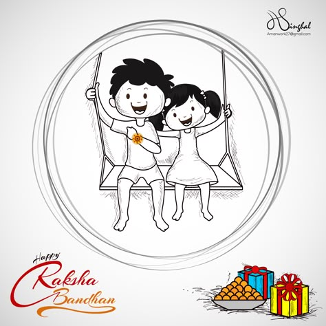 Rakshabandhan Painting, Raksha Bandhan Mehndi Designs, Raksha Bandhan Drawing Ideas, Embroidery Clips, Cartoon Mandala, Raksha Bandhan Drawing, Raksha Bandhan Cards, Happy Raksha Bandhan Images, Raksha Bandhan Images