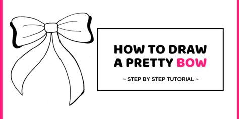 How To Draw a Bow - Easy Step By Step Drawing Tutorial Paint Chip Crafts, Easy Origami Flower, Homemade Potpourri, Love Wood Sign, Diy Fairy, Drawing Tutorial Easy, Fairy Garden Accessories, Step Drawing, Origami Easy