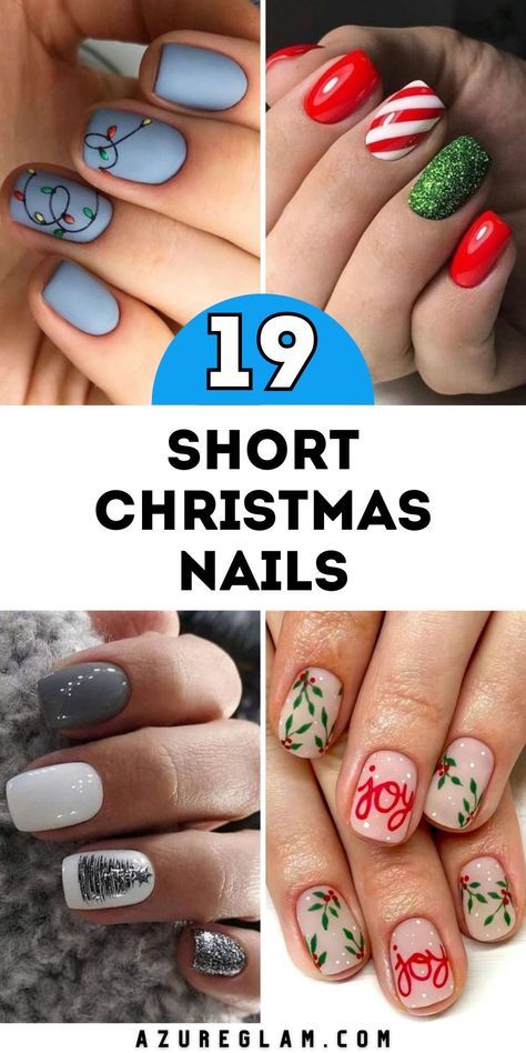 Christmas Nail Design Short Nails, Christmas Short Gel Nail Designs, Nail Dip Ideas Winter, Gel Nail Christmas Designs Holidays, Christmas Nails With Accent Nail, Christmas Nails Dip Powder Short Design, Christmas Nail Designs Natural Nails, Short Christmas Gel Nail Designs, Christmas Design For Short Nails