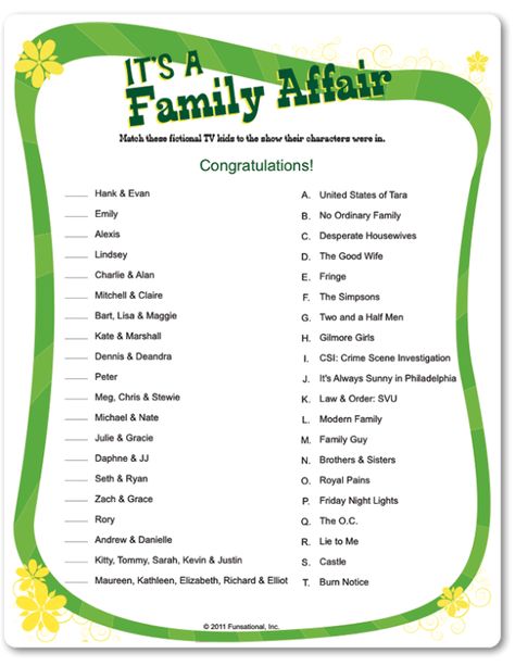 Printable It's A Family Affair, Printable Family Reunion Games & Activities Game Night Ideas Family, Family Reunion Ideas, Family Reunion Themes, Family Reunion Activities, Fruit Nutrition, Reunion Invitations, Reunion Games, Nutrition Chart, Family Reunion Games