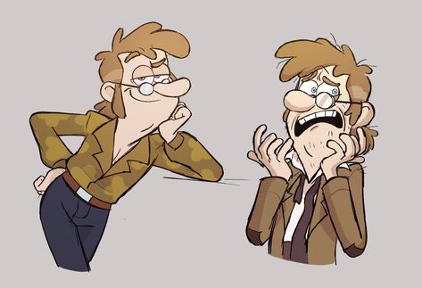 Ford Pines Fanart Cute, Fiddleford Mcgucket Fanart, Fiddleford Fanart, Fiddauthor Fanart, Fiddleford X Stanford, Old Man Mcgucket, Bipper Fanart, Gravity Falls Ford, Boyfriend Comic