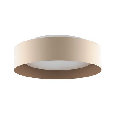 Illuminate your house with the awesome looking Case 3-Light Flush Mount. It is surrounded by a 15.75" metal shade with white exterior and gold interior finish that will make it the center of attraction in your house. Shade Color: Sand/Tan | Ivy Bronx Carruthers 3 - Light 15.75" Simple Drum Semi flush Mount Metal in White/Brown, Size 5.12 H x 15.75 W x 15.75 D in | Wayfair | Black Friday / Cyber Monday Deals Flush Mount Ceiling Lights Hallways, Modern Flush Mount Ceiling Light, Modern Flush Mount Lighting, Modern Ceiling Light Fixtures, Candle Cups, Modern Flush Mount, Light Fixtures Flush Mount, Gold Interior, Glass Cover