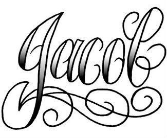 Jacob Tattoo, Hd Tattoos, Tattoo Lettering Alphabet, Ambigram Tattoo, Graffiti Names, Names Tattoos For Men, Tattoo Fonts Cursive, Lettering Styles Alphabet, Cursive Tattoos