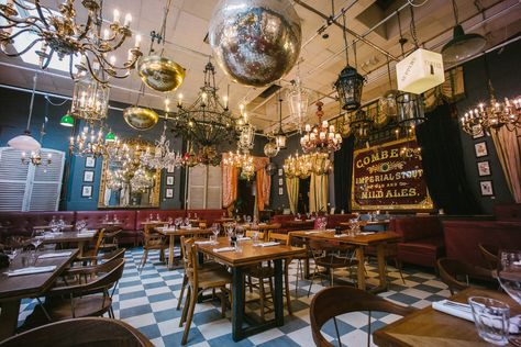 Brunswick House | London Eater Brunswick House, London With Kids, Café Design, London Eats, House London, Cafe House, Christmas Events, London Restaurants, Antique Shop