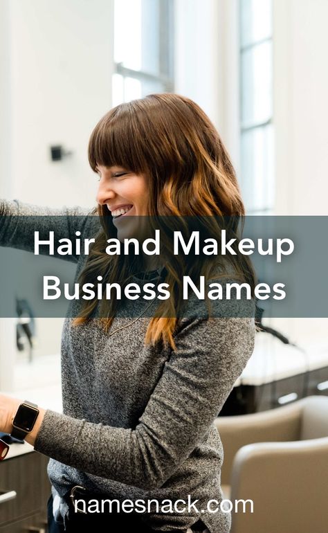 Hair Products Business Name Ideas, Hair Stylist Social Media Names, Hair And Makeup Business Names, Names For Hair Business, Hair Salon Names Ideas Unique, Hairstylist Names Ideas, Beauty Salon Names Ideas Unique, Hair Business Names, Hair Page Name Ideas