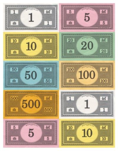 Monopoly Money Printable, Monopoly Party Decorations, Monopoly Classroom, Doorm Room Ideas, Fake Money Printable, Monopoly Themed Parties, Monopoly Theme, Printable Play Money, Custom Monopoly