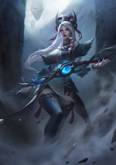 Flight Illustration, Caitlyn Snow, Wolf And The Moon, League Of Legends Wallpapers, Zed League Of Legends, Vi X Caitlyn, Champions League Of Legends, Snow Moon, League Memes