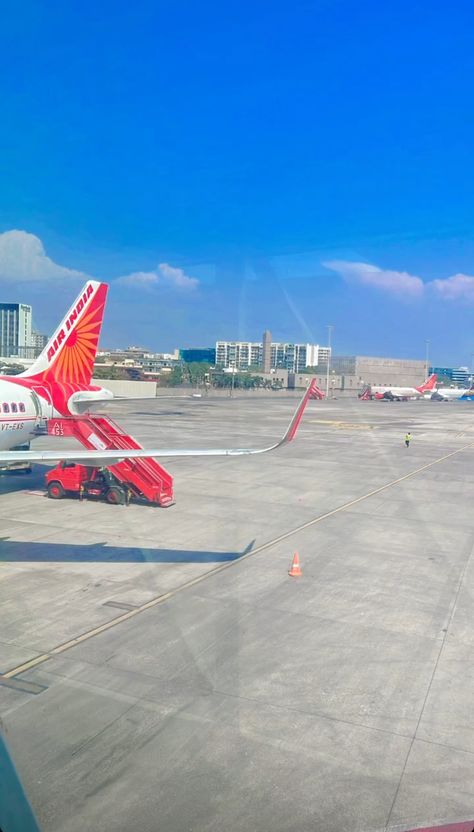 Flight Snap, Kempegowda International Airport, Air India Flight, Air India, Monkeys Funny, International Airport, Monkeys, Flight, India