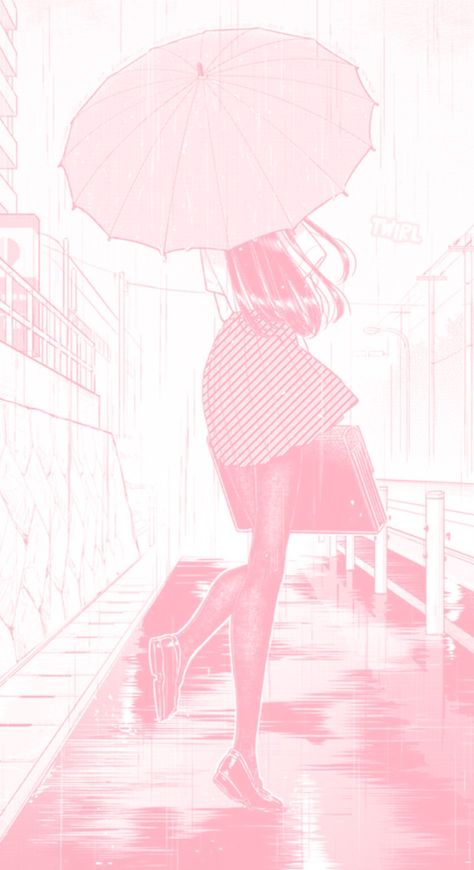 Komi Wallpaper, Cutecore Anime, Iphone Wallpaper Modern, Pink Manga, Tartan Wallpaper, Shoujo Girl, Paradise Kiss, Pink Anime, Asian Aesthetic