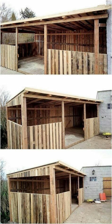 Outdoor Pallet Projects, Pallet Building, Pallet Shed, Pallet House, Pallet Designs, Wooden Pallet Projects, Recycled Pallets, Pallet Outdoor, Pallet Garden