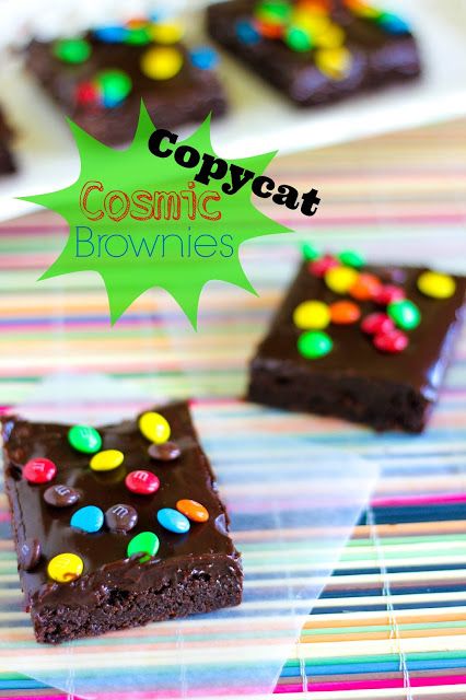 #Copycat Cosmic Brownies on Mandy's Recipe Box. #brownies Cosmic Brownies, Brownie Bar, Yummy Sweets, Eat Dessert, Sweets Treats, Brownie Recipes, Dessert Bars, Chocolate Flavors, Recipe Box