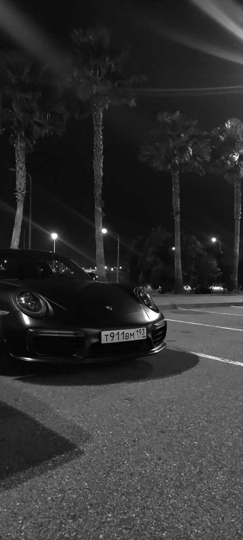 Porshe Car Aesthetic Black, Black Car Aesthetics Wallpaper, Porche Black Aesthetic, Black Porches Car, Porsche Black Aesthetic, Cars Asthetic Picture, Porsche Black Wallpaper, Black Porsche Wallpaper, Car Wallpaper Black And White