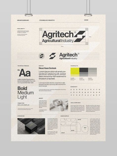 Download a Professional Brand Guidelines Poster Template Brand Logo Guidelines, Brand Guide Design Layout, Logo Guidelines Brand Book, Poster Branding Design, Brand Identity Poster, Branding Guidelines Design, Instagram Infographic Design, Branding Document, List Graphic Design