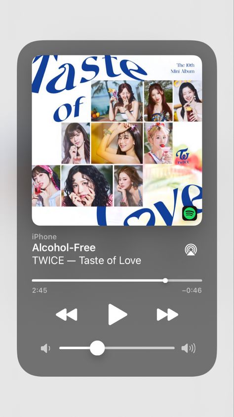 Music Aesthetic Spotify, Twice Alcohol Free, Aesthetic Spotify, Pic Aesthetic, Twice Songs, Free Songs, Pop Songs, Music Aesthetic, Song Playlist