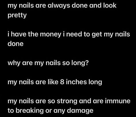 Nails Affirmations, Nail Affirmations, Long Nails Affirmations, Height Manifestation Affirmations, Long Thick Hair Affirmations, Im Hot Affirmations, Romanticing Life, Affirmation Board, Self Concept