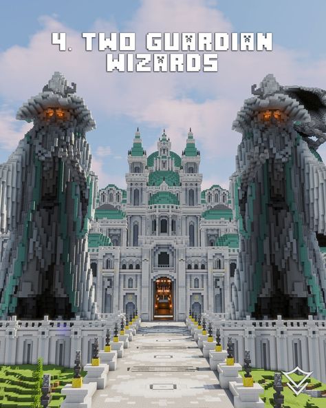 The four ESSENTIALS for a Fantasy Map: 1️⃣ A Roaring Wyvern. 2️⃣ A Courageous Hero. 3️⃣ A Legendary Spartan. 4️⃣ 2 Guardian Wizards. Did we miss any? Comment them below! —— Follow: @varunallc Follow: @varunallc Follow: @varunallc —— © Copyright VarunaLLC. —— #minecraft #minecraftbuilds #minecrafter #minecrafters #minecraftpc #minecraftbuild #minecraftpc #minecraftdaily #minecraftxbox #minecraftpe #minecraftpocketedition #minecraftmemes #mcpe #minecraftserver #minecrafts #minecrafttutorial #... Minecraft Mega Builds, Minecraft Mega Base, Minecraft Statue, Fantasy Minecraft, Fantasy Statue, Minecraft Statues, Mc Ideas, Map Minecraft, Build Inspiration