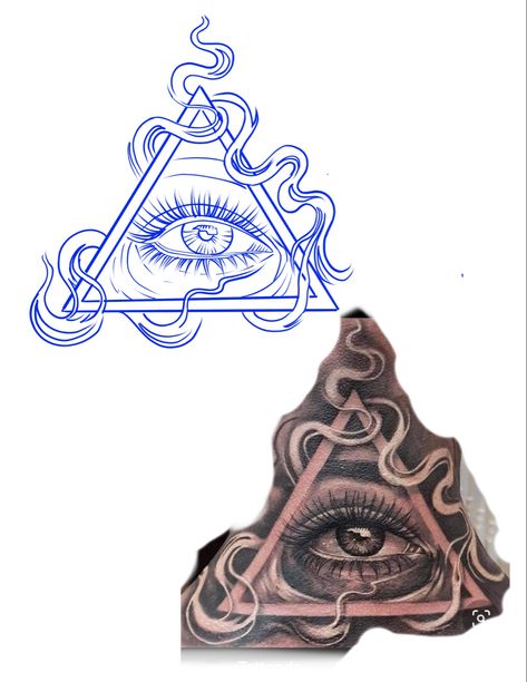 Eye Tattoo Design, All Seeing Eye Tattoo, Gangsta Tattoos, Money Tattoo, Tattoo Outline Drawing, Chicano Tattoos, Chicano Art Tattoos, Muster Tattoos, Forearm Sleeve Tattoos